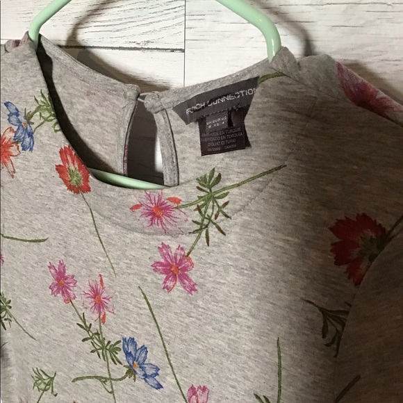 French connection gray cotton dress - Picture 3 of 5